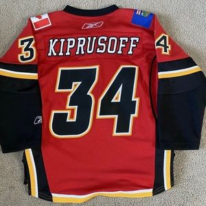 Mikka Kiprusoff Calgary Flames Youth Jersey S/M